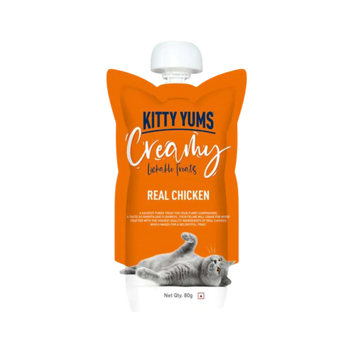 KITTY YUMS CREAMY REAL CHICKEN TREATS (XS) - Animeal
