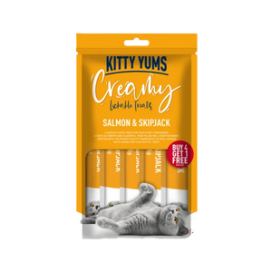 KITTY YUMS CREAMY SALMON & SKIPJACK TRATS - Animeal