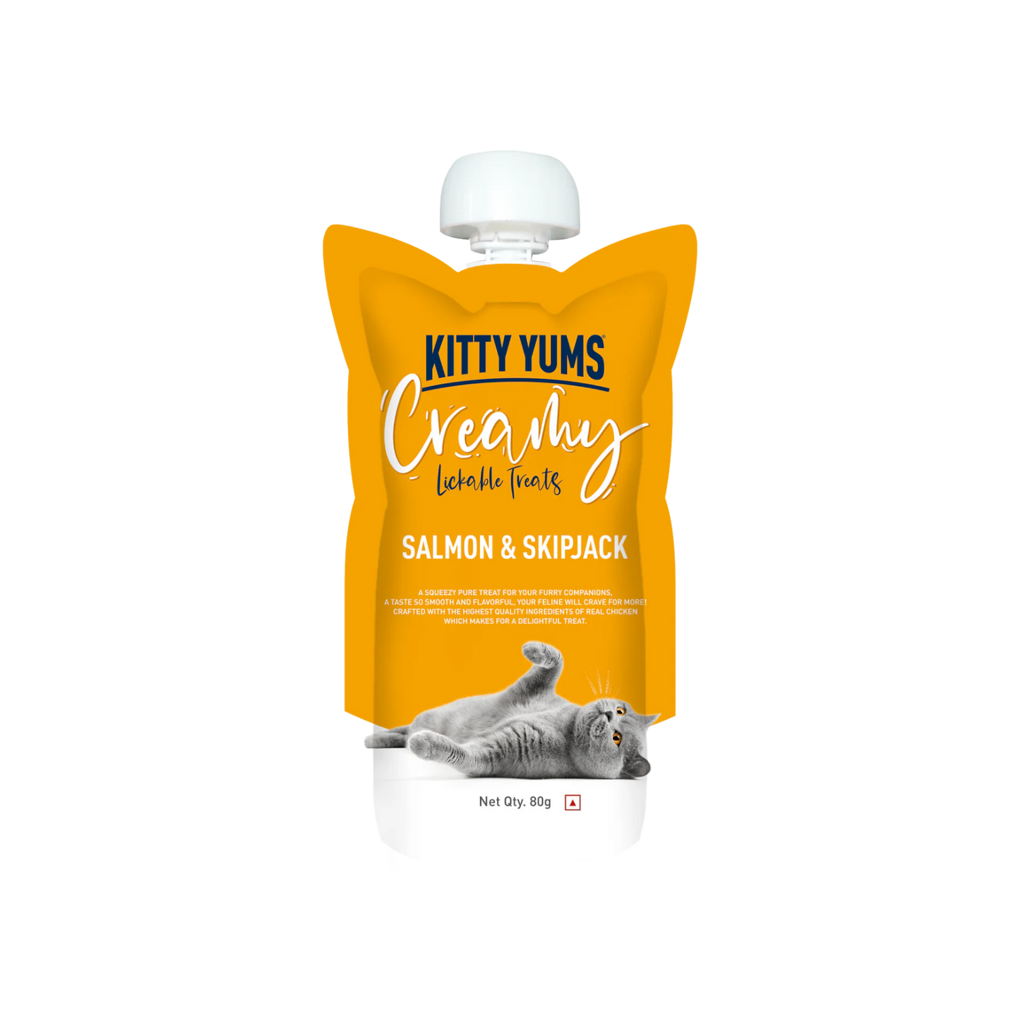 KITTY YUMS CREAMY SALMON & SKIPJACK (XS) - Animeal