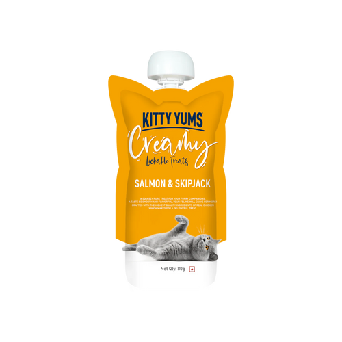 KITTY YUMS CREAMY SALMON & SKIPJACK (XS) - Animeal