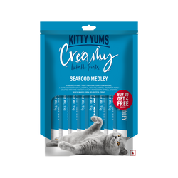 KITTY YUMS CREAMY SEAFOOS MEDLEY TREATS - Animeal