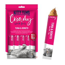 KITTY YUMS CREAMY TUNA & BONITO TREATS - Animeal