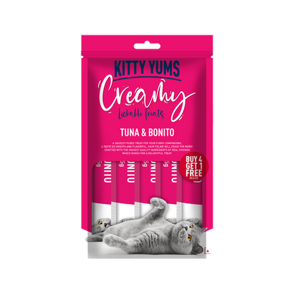 KITTY YUMS CREAMY TUNA & BONITO TREATS - Animeal