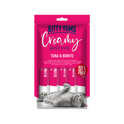 KITTY YUMS CREAMY TUNA & BONITO TREATS - Animeal