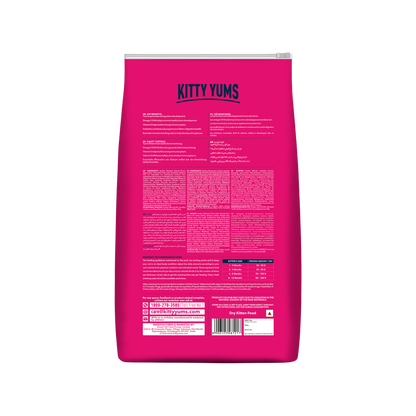 KITTY YUMS KITTEN DRY FOOD [3 Kg] - Animeal