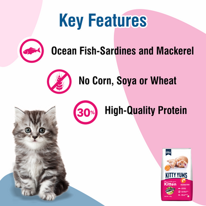 KITTY YUMS KITTEN DRY FOOD - Animeal