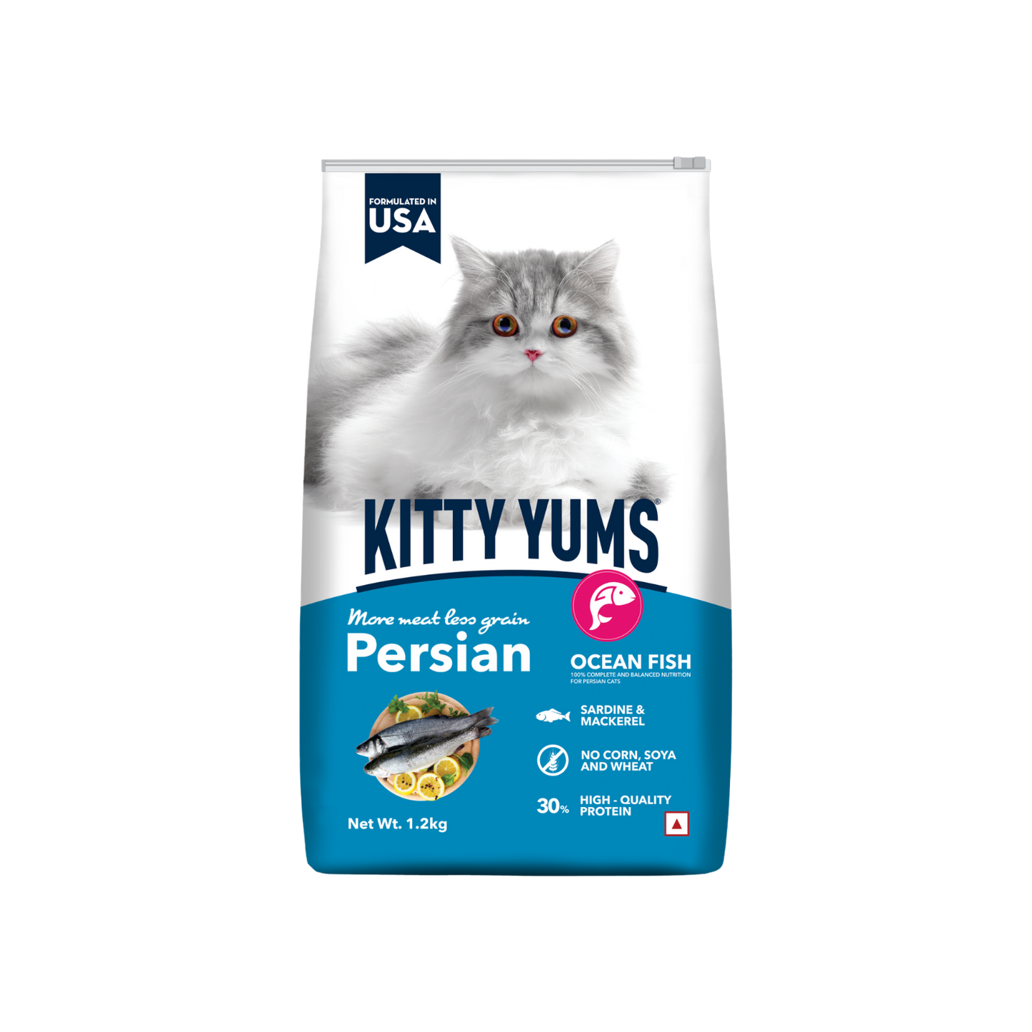 KITTY YUMS PERSIAN CAT DRY FOOD [1.2 KG] - Animeal