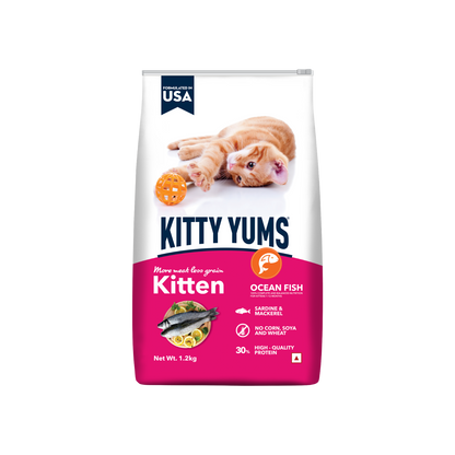 Kitty Yums Kitten Dry Cat Food, 1.2kg - Animeal