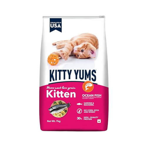Kitty Yums Kitten Dry Cat Food, 7kg - Animeal