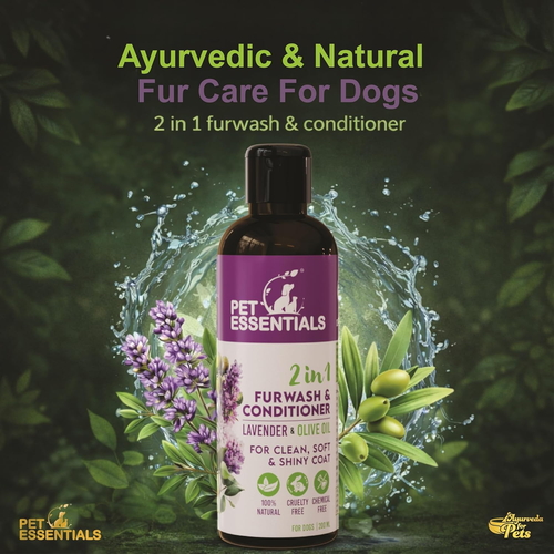 LAVENDER AND OLIVE OIL FURWASH AND CONDITIONER (200ML) - Animeal