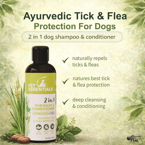 LEMONGRASS AND TULSI FURWASH AND CONDITIONER (200ML) - Animeal