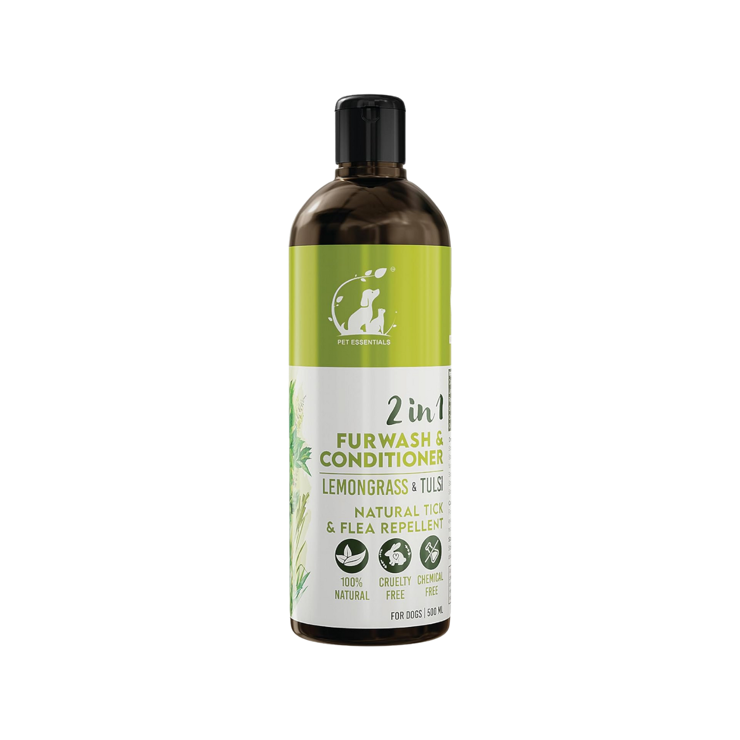 LEMONGRASS AND TULSI FURWASH AND CONDITIONER (200ML) - Animeal
