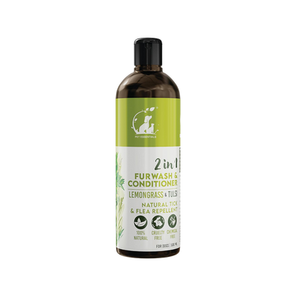 LEMONGRASS AND TULSI FURWASH AND CONDITIONER (200ML) - Animeal