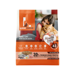 LICKICIOUS ADULT OCEAN FISH CAT DRY FOOD - Animeal