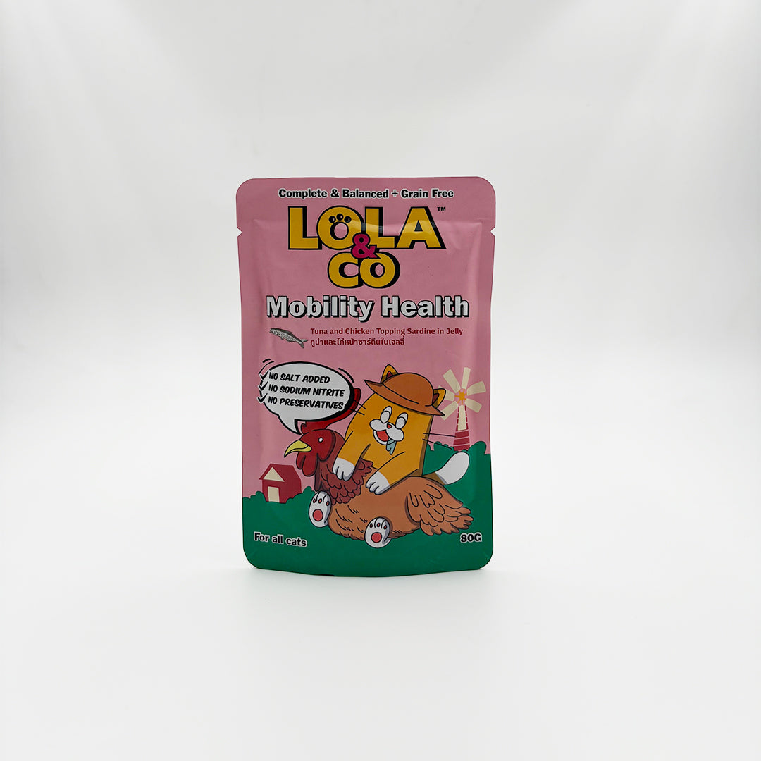 LOLA&CO MOBILITY HEALTH WET CAT FOOD [80 GM] - Animeal
