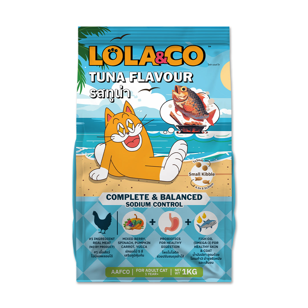 LOLA&CO TUNA FLAVOUR DRY CAT FOOD [7 KG] - Animeal
