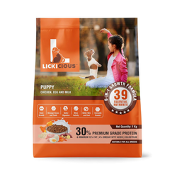 Lickicious Puppy Chicken and Egg Dry Dog Food, 1kg - Animeal
