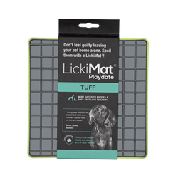 Lickimat Playdate Tuff Green for Dogs and Cats - Animeal