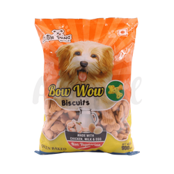 Little Paws Bow Wow Chicken and Milk Biscuits for Dogs, 900g - Animeal