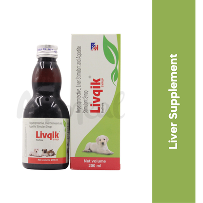 Livqik Syrup for Dogs and Cats, 200ml - Animeal