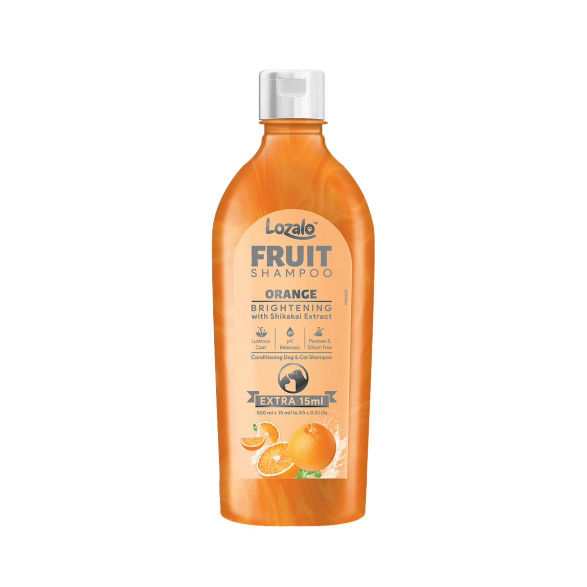 Lozalo Orange Shampoo for Dogs and Cats, 500ml - Animeal