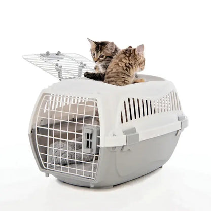 M-PETS GIRO CARRIER GREY & WHITE (M) - Animeal