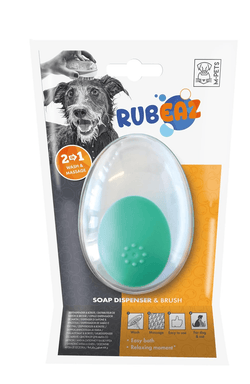 M-PETS RUBEAZ SOAP DISPENSER & BRUSH - Animeal