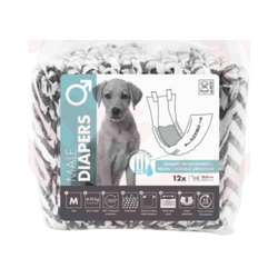 M-Pets Diaper Male Dog | Medium | 12 pieces - Animeal
