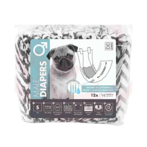 M-Pets Diaper Male Dog | Small | 12 pieces - Animeal