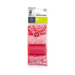 M-Pets Dog Waste Bag (Rose) | 60 Pieces - Animeal