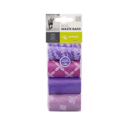 M-Pets Dog Waste Bags (Lavender) | 60 Pieces - Animeal