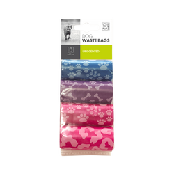 M-Pets Dog Waste Bags (Un-Scented) | 4x20Pcs - Animeal