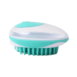M Pets Rubeaz Soap Dispenser Brush Green for Dogs and Cats - Animeal