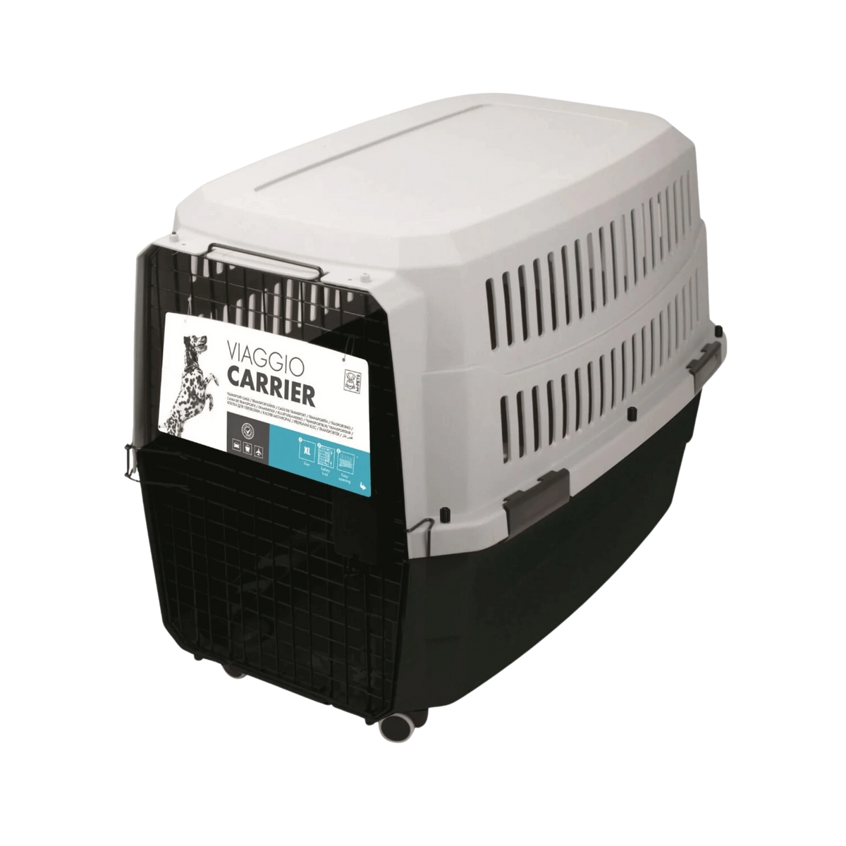 M-Pets Viaggio Carrier Black for Dogs | Small - Animeal