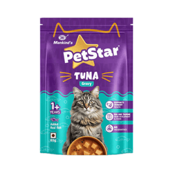 MANKIND PETSTAR ADULT CAT TUNA GRAVY - Animeal