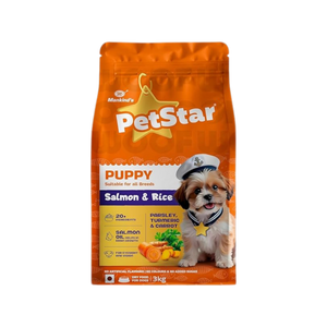 MANKIND PETSTAR SALMON PUPPY DRY FOOD (M) - Animeal