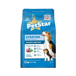 MANKIND PETSTAR STARTER DOG DRY FOOD [3 KG] - Animeal