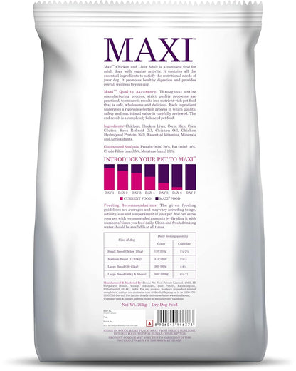 MAXI ADULT DOG CHIC & LIV DOG DRY FOOD - Animeal