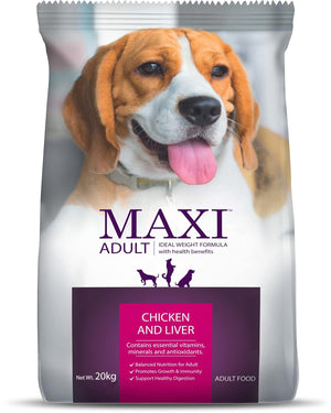 MAXI ADULT DOG CHIC & LIV DOG DRY FOOD - Animeal