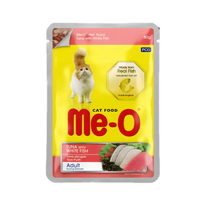 ME-O ADULT TUNA WT WHITE FISH JELLY FOOD [85 GM] - Animeal