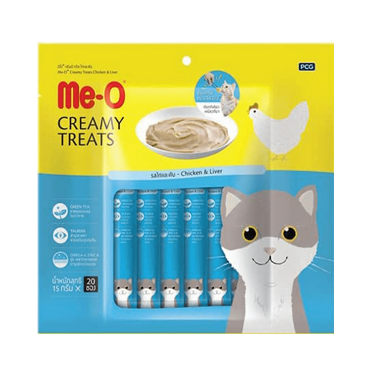 ME-O CREAMY TREAT CHIC & LIVER [300 GM] - Animeal