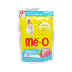 ME-O JELLY ADULT TUNA WT CHIC [80 GM] - Animeal