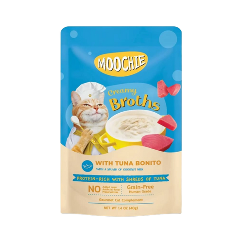 MOOCHIE CREAMY BROTHS TUNA & BONITO GRAVY - Animeal