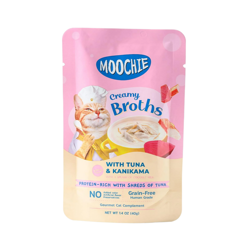 MOOCHIE CREAMY BROTHS TUNA & KANIKAMA GRAVY - Animeal