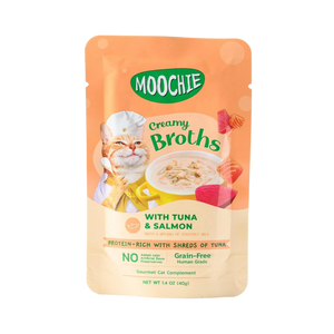 MOOCHIE CREAMY BROTHS TUNA & SALMON GRAVY - Animeal