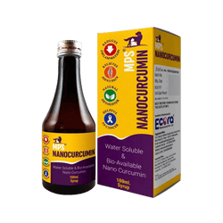 MPS Nanocurcumin Syrup for Dogs and Cats, 100ml - Animeal