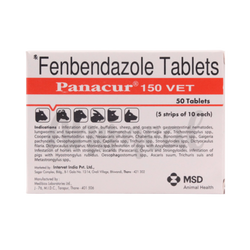 MSD Animal Health Panacure 150 Vet Tablet, 10 Tablets - Animeal