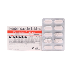 MSD Animal Health Panacure 150 Vet Tablet, 10 Tablets - Animeal