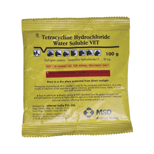 MSD Animal Health Tetracycline Powder for Birds, 100g - Animeal