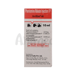 MSD Avilin Pheniramine Maleate Injection, 33ml - Animeal